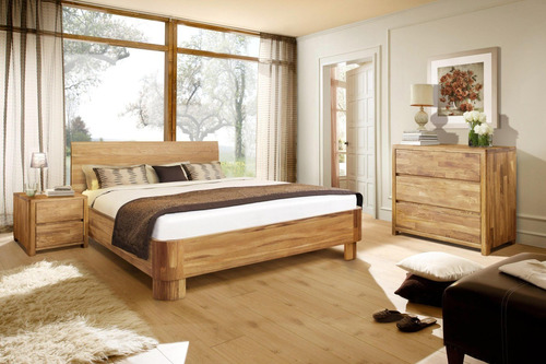 Imagen 3 de 9 de Cómoda En Madera Natural 100% Maciza Ref: Maciza55