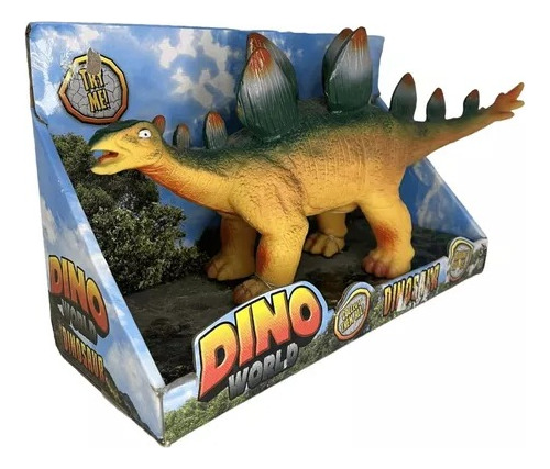 Dinosaurio Stegosaurus - Dino World - Con Sonido Kreker