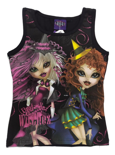 Blusa Regata Bratz House Of Witchez Marlan B6034 Tam 4 À 10