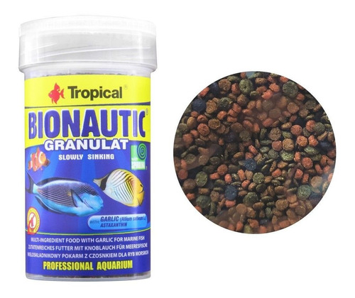 Ração Para Peixe Bionautic Granulat 55g Tropical