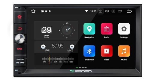 Imagen 1 de 9 de 2 Din Android 8.0 Oreo Autoestereo Mirrorlink Gps Wifi Hd Bt