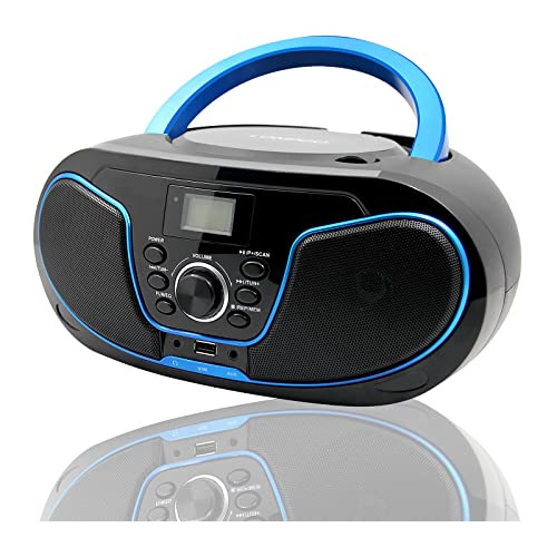 Radio Bluetooth Cd Boombox Lonpoo