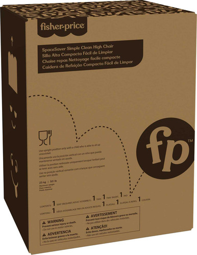 Trona Fisher-price Spacesaver, Simple Y Limpia, Portátil