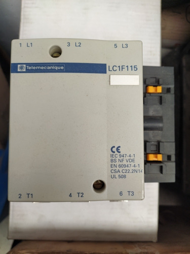 Contactor Telemecanique/ Schneider Lc1f115 115a Bobina 220