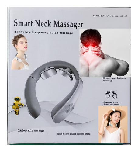Imagem 7 de 7 de Massageador De Pescoço Inteligente Relaxamento Muscular Novo