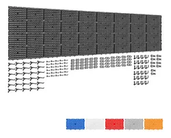 Comprar Painel De Ferramentas Organizador Plastico Ajustável 266x69 no Mercado Livre