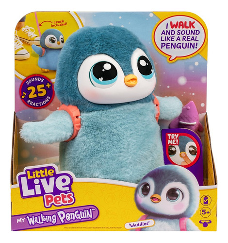 Little Live Pets My Walking Penguin Juguines Interactivos