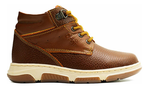 Exclusiva Bota Dogi Niño Antiderrapante Piel Miel 22-25.5