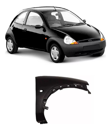 Paralama Ford Ka 1997 1998 1999 2000 Até 2007 Lado Direito