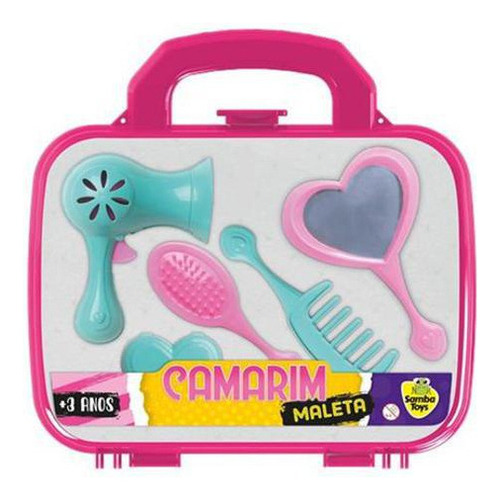 Maleta Camarim Rosa Fashion - Samba Toys