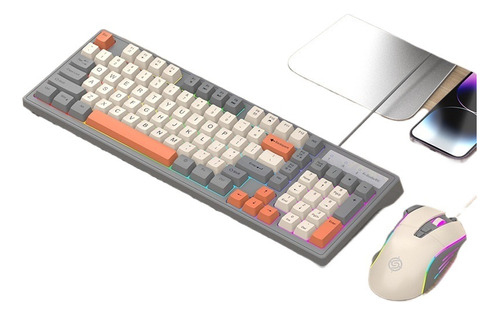 Conjunto De Teclado Y Mouse Con Cable