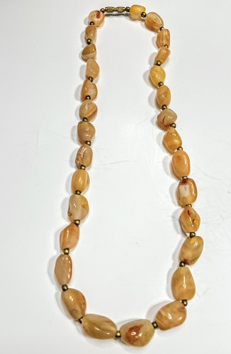 Collar Corto Mc'maru Gargantilla Energía Piedras Naturales Piedras Ámbar Balticas Pulidas Energia