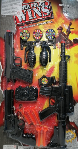 Set Metralleta, Pistolas Y Accesorios - Loony Toys Uy
