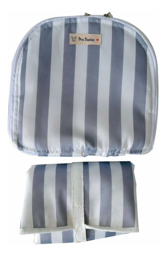 Neceser Con Cambiador Para Bebés Portátil Impermeable Rayas