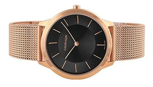 Pulsera Minimalista De Malla Con Esfera Negra Para Hombre Ca