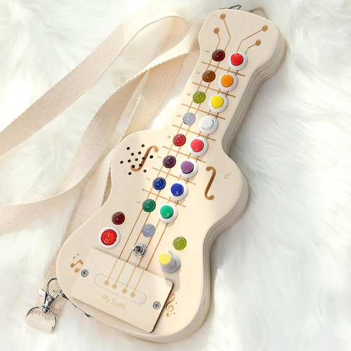 Guitarra De Madera, Tablero De Juguete, Juguete Educativo