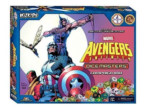 Caja De Campaña De Marvel Dice Masters Avengers Infinity