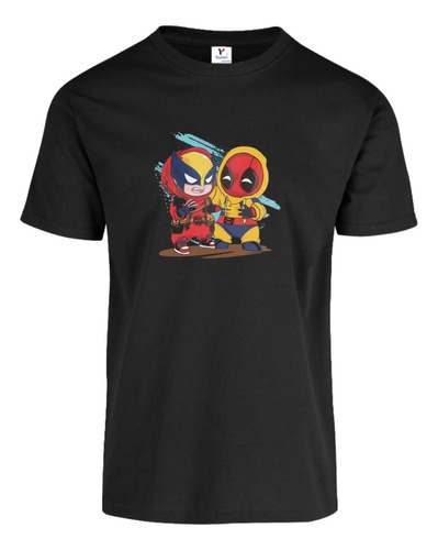 Playera Disfraz Dead Pool Logan, Regalo Divertido Deadpool, 