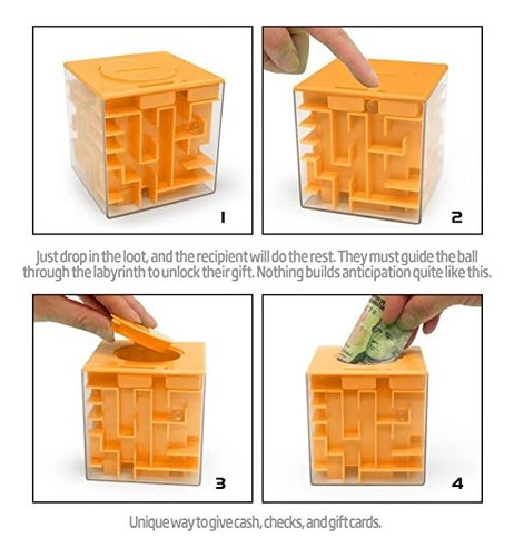 Caja De Rompecabezas Trekbest Money Maze: Una Forma Única Y