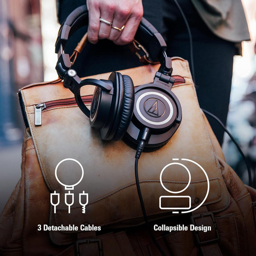 Audífonos Audio-technica Ath-m50x, Con Cable Desmontable