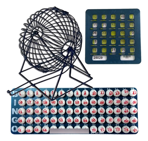 Juego De Bingo Profesional Licitaciones 20 Tablas Plasticas