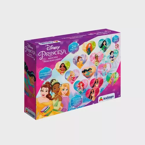 Jogo Memória Princesas Disney - 02161 - Xickos Brinquedos