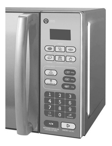 Imagen 4 de 5 de Microondas Consul CMS20 silver 20L 220V