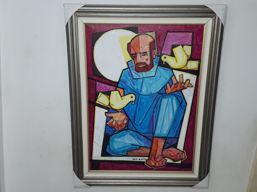 2422- David Da Costa. Ast 65x85cm C/moldura. São Francisco. (Usado)