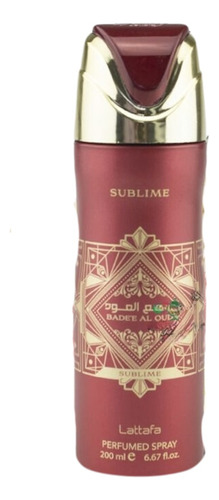 Lattafa Badee Al Oud Sublime Desodorante Spray 200ml Unisex