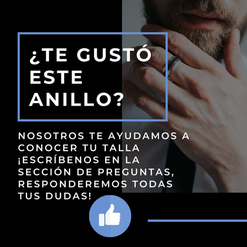 Anillo Caballero Retro Acero Inoxidable 316l Oferta