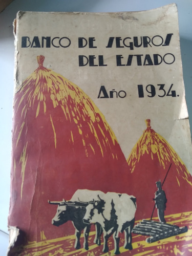 * Almanaque Del Banco Seguros Año 1934