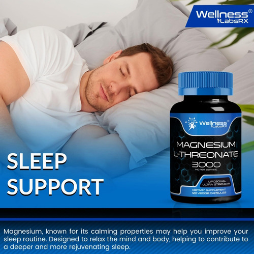 Magnesium L-threonate Wellness Labsrx Entrega Inmediata