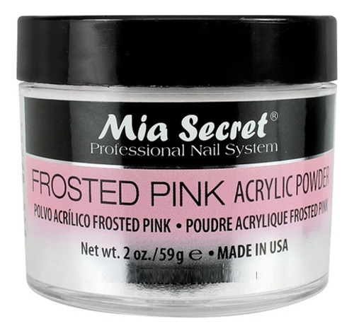 Polvo Acrilico Frosted Pink Mia Secret 2oz