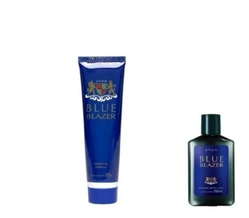 Blue Blazer Colonia Masculina Crema Afeitar Set X 2 Avon