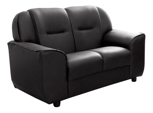 Sillon 2 Cuerpos Sofa Colonia Pu Negro