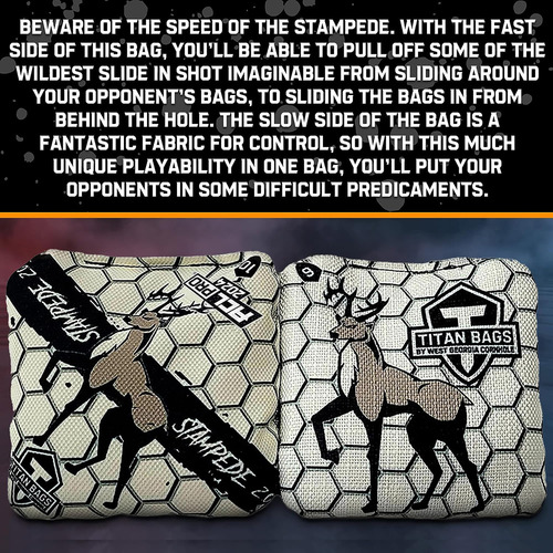 Titan Bags - Bolsas Stampede 2.0 Honeycomb Cornhole (snow) -
