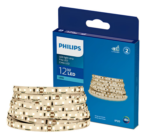 Fita Led Corepro 5m 12w 24v Ip20 1200lm/m Ls155 Philips