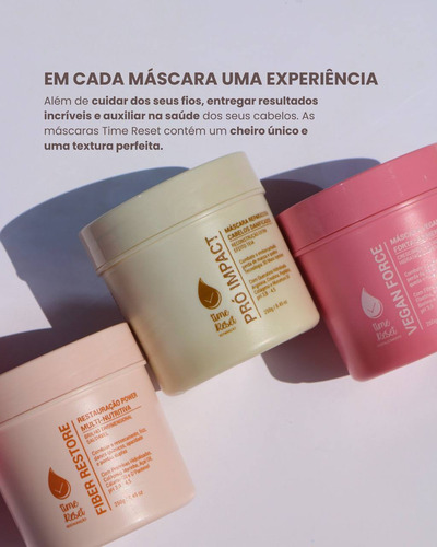 Kit Time Reset Cronograma Capilar Completo 250gr Nuance