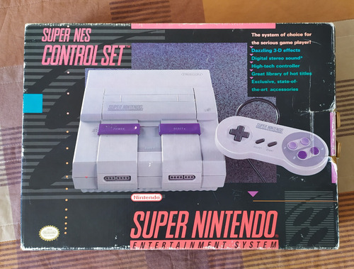 Super Nintendo Entertainment System Snes Control Set Complet