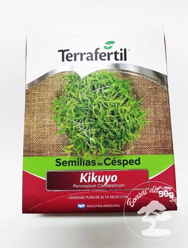 Semilla Cesped Para Sequia Kikuyo Terrafertil 50g