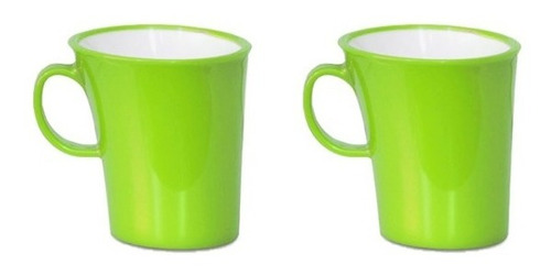 Taza/jarro Mug Bicolor C/asa Art 5211 X2 Unidades Colombraro