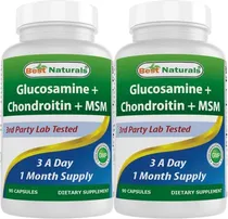 Comprar  Best Naturals, Suplementos De Glucosamina E Condroitina Msm