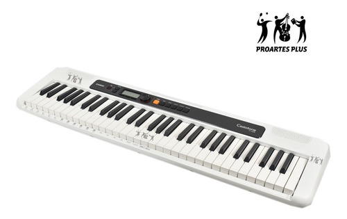 Imagen 10 de 10 de Teclado Casio Ct-s200 We + Base + Forro + Adapt Ad-e95100lu