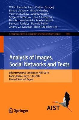 Libro Analysis Of Images, Social Networks And Texts : 8th...