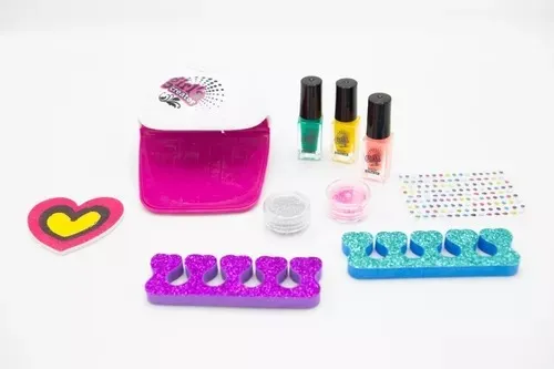 Kit/ Set De Uñas Para Niñas Juguete Con Accesorrios
