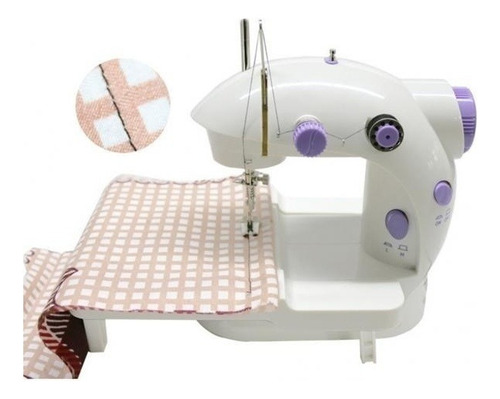 Mini Máquina De Costura Para Bordado Com Linha Dupla E