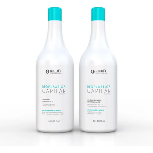 Richée Bioplástica Kit Shampoo e Condicionador Profissional (2x1L)