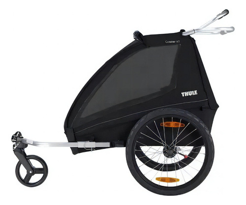 Carrito de remolque Thule Coaster Xt para bicicleta para perros o mascotas, color negro