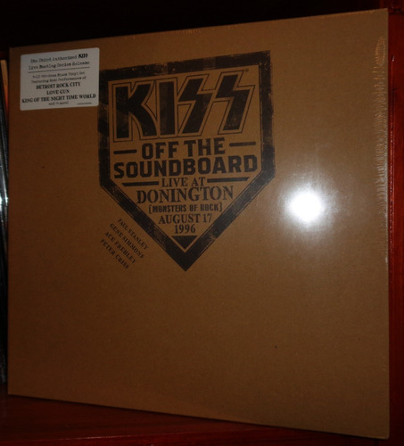 Kiss - Live At Donington - Lp X 3 Nuevo Cerrado Europeo