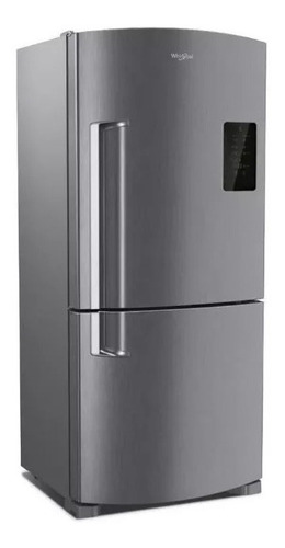 Imagen 2 de 5 de Heladera No Frost Whirlpool Wre85ak Inox Con Freezer 588l